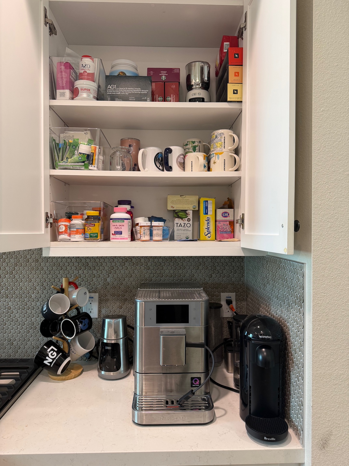 Coffee station after