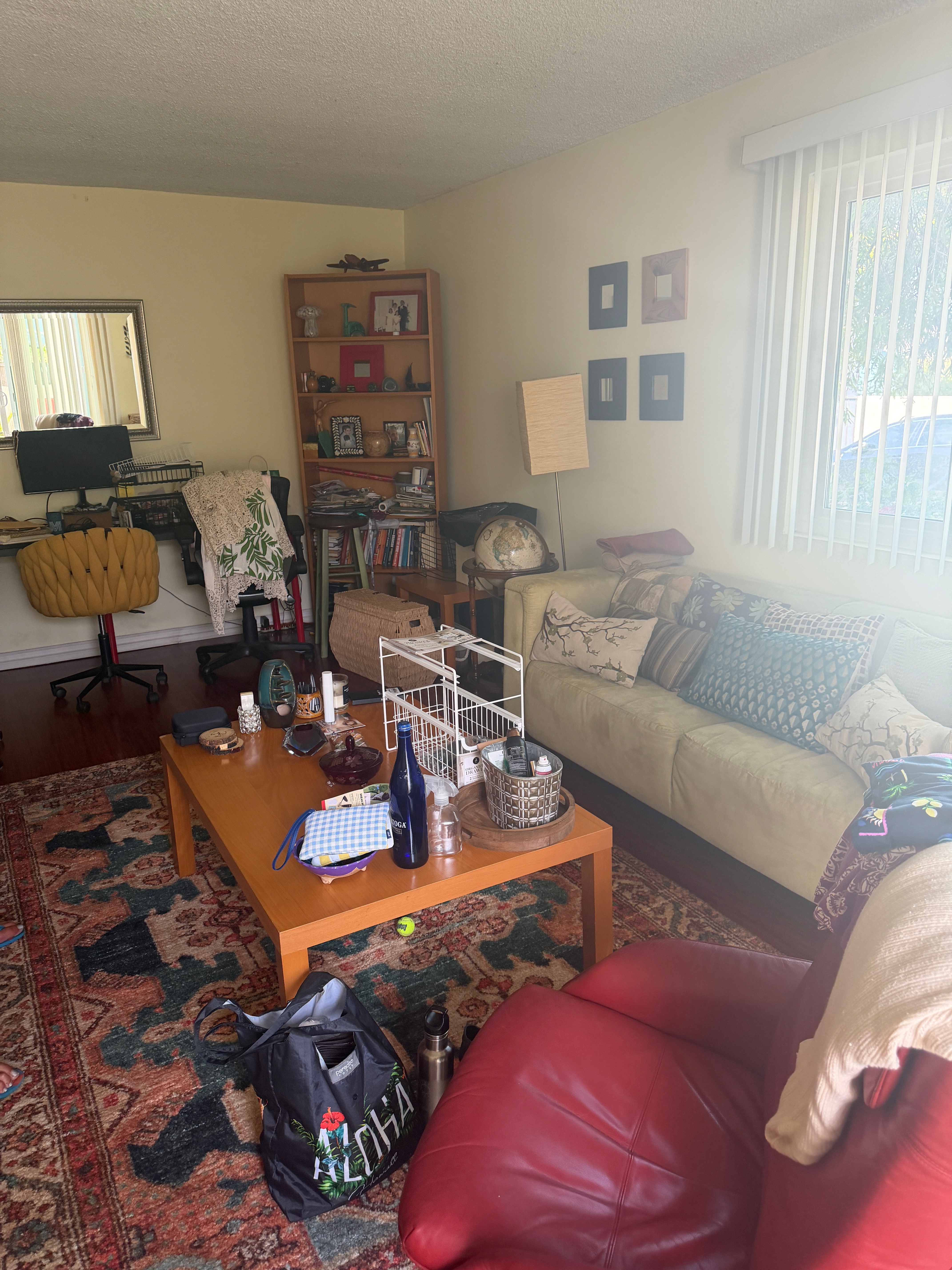 Living room before